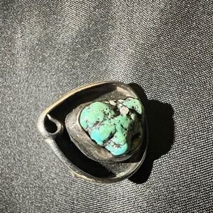 Navajo ring Turquoise band size 6.0 sterling silver